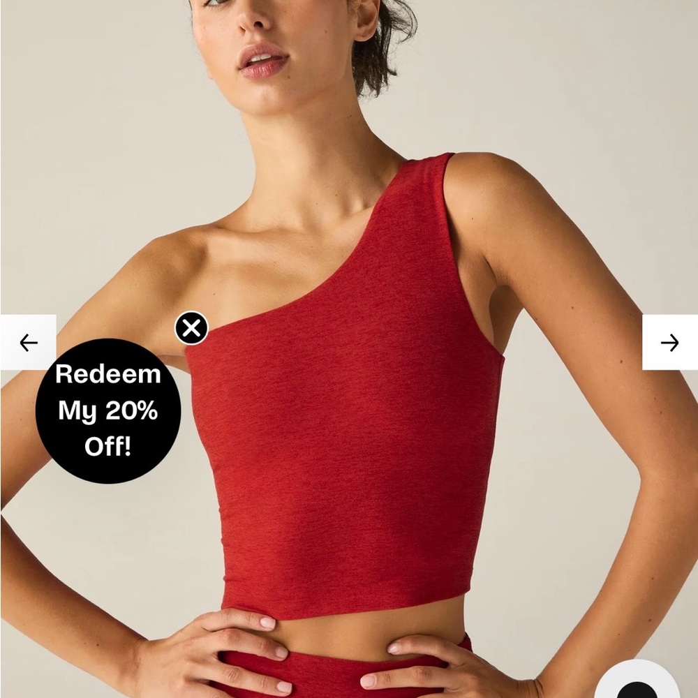 Beyond Yoga one shoulder crop tank size M - Picture 4 of 4